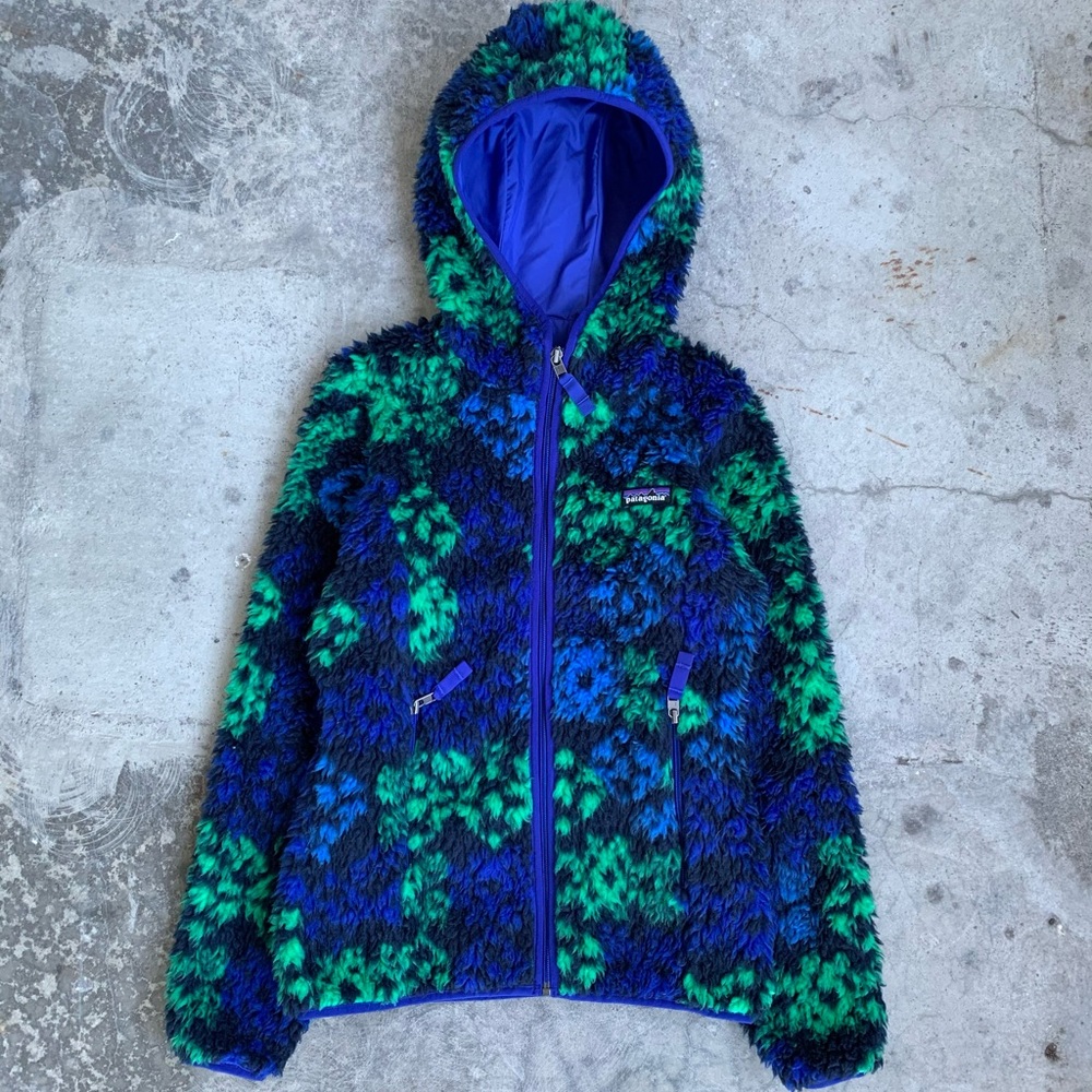 👾Patagonia Women's Deep Pile Hooded Fleece (Sz XS)